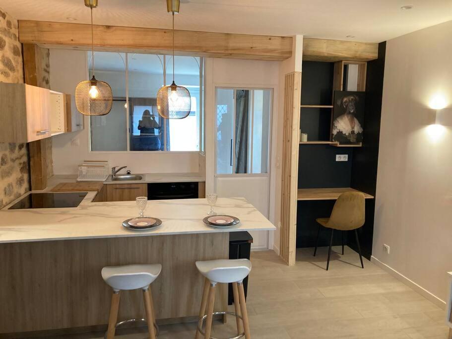 Appartement Centre Ville Quimper Avec Terrasse Dış mekan fotoğraf